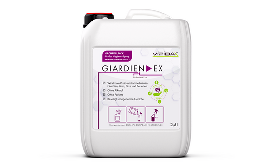 ViPiBaX Giardien EX recharge pour le spray hygiénique Professional Line - 2,5l